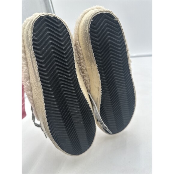 GOLDEN GOOSE Faux-Fur Sabot Sneakers 39 Cream White - Picture 7 of 12